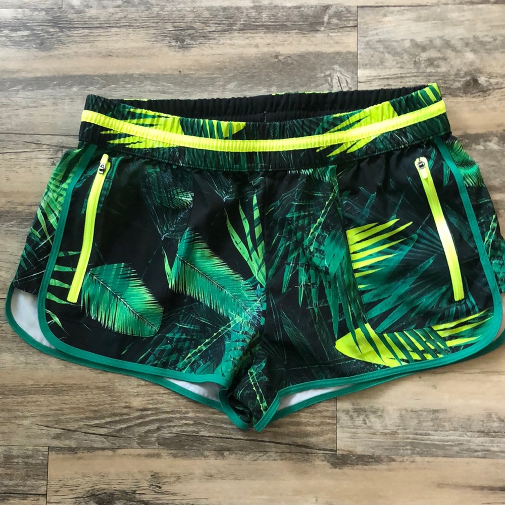 Tropical fabletics workout shorts